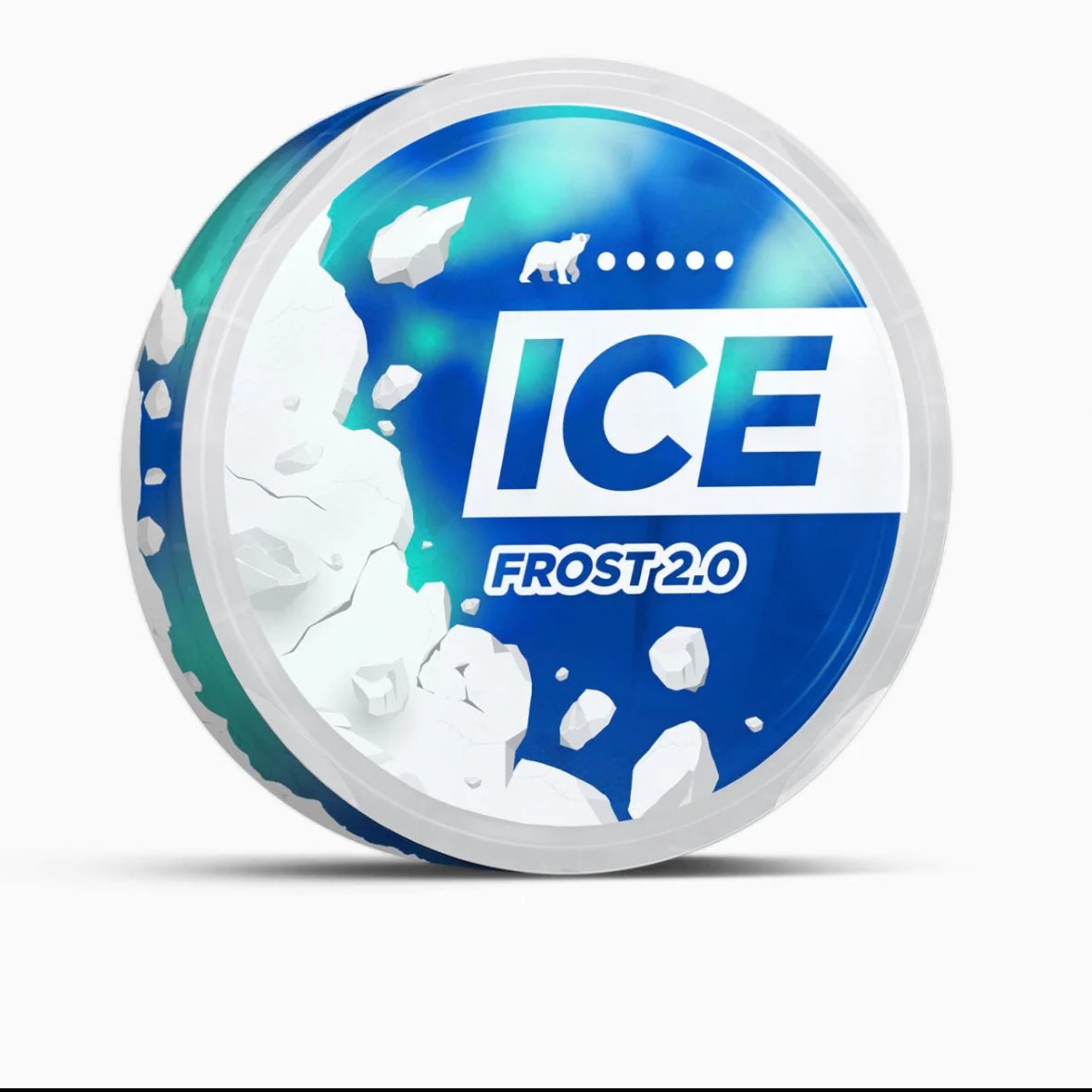 ICE Frost 2.0 nicotine pouch tin, supplied product photograph